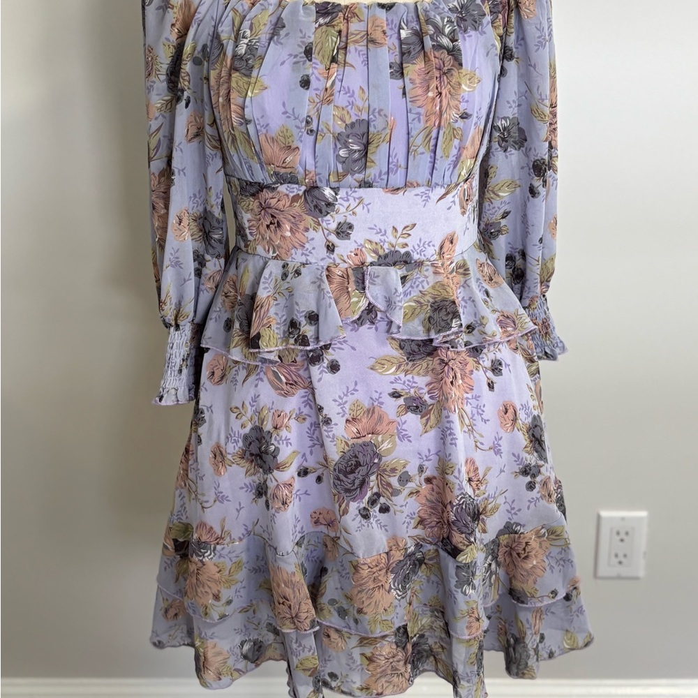 Floral Long Sleeve Dress